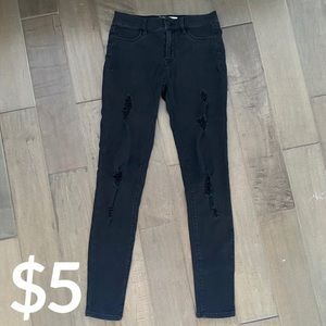 pacsun high waisted super stretch skinny jeans